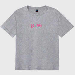 Мужская футболка оверсайз Barbie mini logo