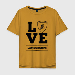 Мужская футболка оверсайз Lamborghini Love Classic
