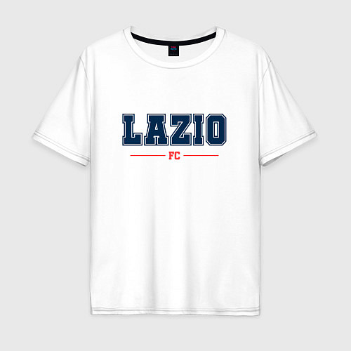 Мужская футболка оверсайз Lazio FC Classic / Белый – фото 1