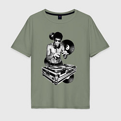 Мужская футболка оверсайз Bruce Lee - Vinyl Dj