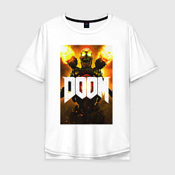 Мужская футболка оверсайз Doom - apex revenant