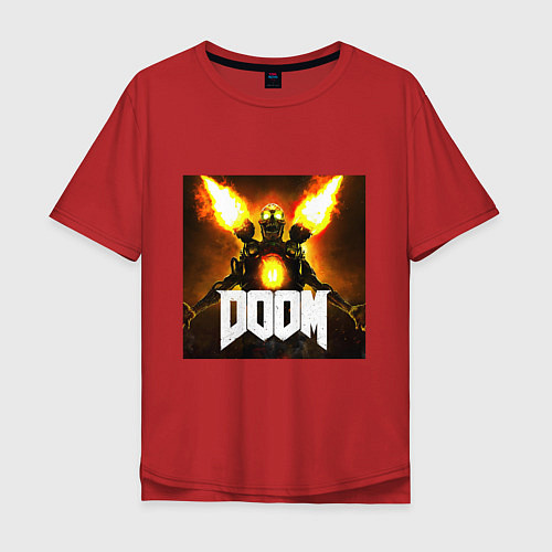Мужская футболка оверсайз Apex revenant - doom / Красный – фото 1
