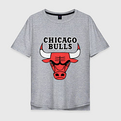 Мужская футболка оверсайз Chicago Bulls