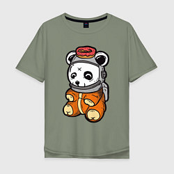 Мужская футболка оверсайз Космо панда