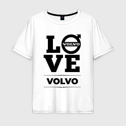 Мужская футболка оверсайз Volvo Love Classic