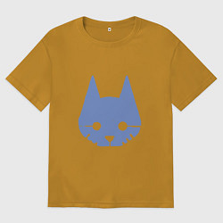 Футболка оверсайз мужская Stray Blue, цвет: горчичный