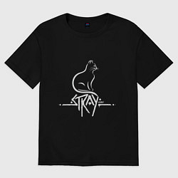 Футболка оверсайз мужская Stray Life, цвет: черный