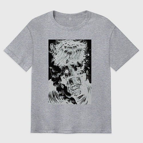 Мужская футболка оверсайз Blame! Killy / Меланж – фото 1