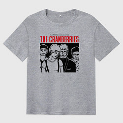 Футболка оверсайз мужская Sus 50 mejores canciones - The Cranberries, цвет: меланж