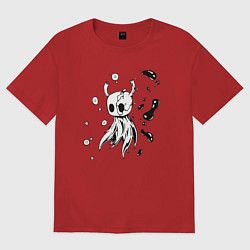 Футболка оверсайз мужская Hollow Knight game, цвет: красный