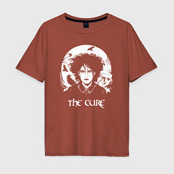 Мужская футболка оверсайз The Cure арт Роберт Смит