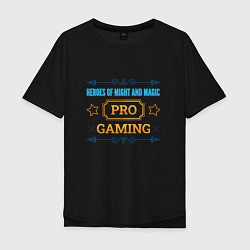 Мужская футболка оверсайз Игра Heroes of Might and Magic pro gaming