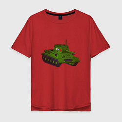 Мужская футболка оверсайз Самый обычный танк