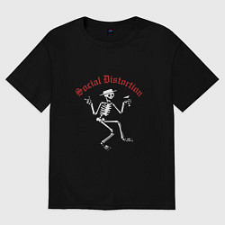 Мужская футболка оверсайз Social Distortion