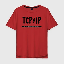 Мужская футболка оверсайз TCPIP Connecting people since 1972