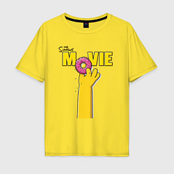 Мужская футболка оверсайз The Simpsons Movie