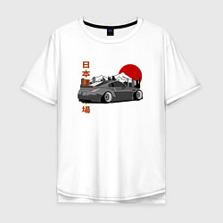Мужская футболка оверсайз Nissan 350Z Back View