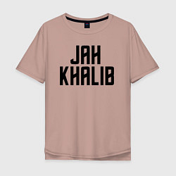 Мужская футболка оверсайз Jah Khalib - ЛОГО