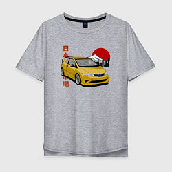 Мужская футболка оверсайз Honda Civic 5d Type-r