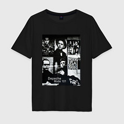Мужская футболка оверсайз Depeche Mode 101 Vintage 1988