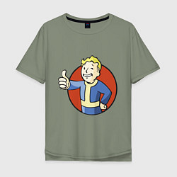 Мужская футболка оверсайз Vault boy like