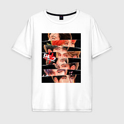 Мужская футболка оверсайз Stray Kids eyes