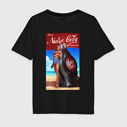 Мужская футболка оверсайз Fallout nuka - cola