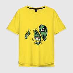 Мужская футболка оверсайз Zombie Monster
