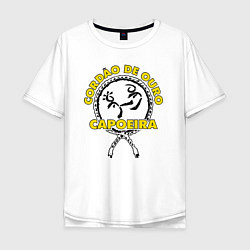 Футболка оверсайз мужская Capoeira Cordao de ouro, цвет: белый