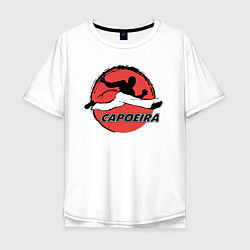 Мужская футболка оверсайз Capoeira - fighter jump