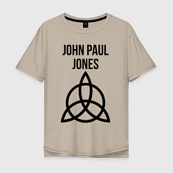 Мужская футболка оверсайз John Paul Jones - Led Zeppelin - legend