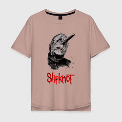 Мужская футболка оверсайз Slipknot-легендарная маска