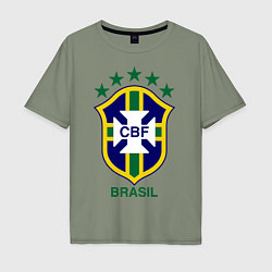 Мужская футболка оверсайз Brasil CBF