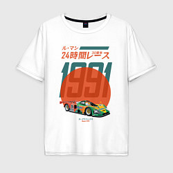 Мужская футболка оверсайз Mazda 787B 24 часа Ле-Мана