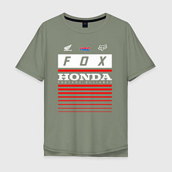 Мужская футболка оверсайз Honda racing