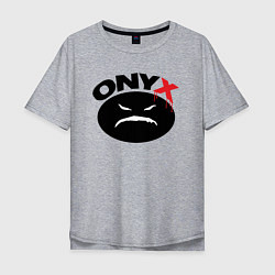 Мужская футболка оверсайз Onyx logo black