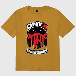 Футболка оверсайз мужская Onyx - snowgoons, цвет: горчичный