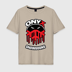 Мужская футболка оверсайз Onyx - snowgoons