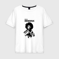 Мужская футболка оверсайз Jimi Hendrix