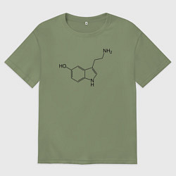 Мужская футболка оверсайз Серотонинчик