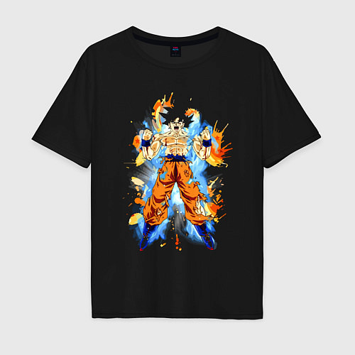 Мужская футболка оверсайз Dragon Ball - Goku / Черный – фото 1