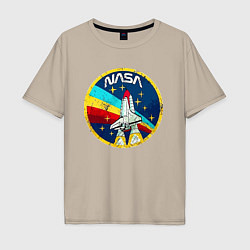 Мужская футболка оверсайз NASA - emblem - USA