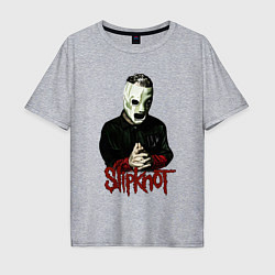 Мужская футболка оверсайз Slipknot mask