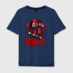 Мужская футболка оверсайз Slipknot rock