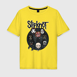 Мужская футболка оверсайз Slipknot art fan