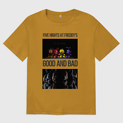Мужская футболка оверсайз Freddy good and bad