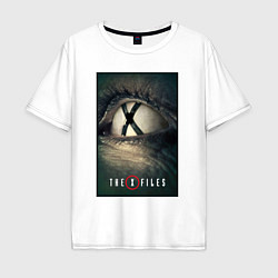 Футболка оверсайз мужская X - Files poster, цвет: белый