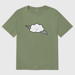 Мужская футболка оверсайз Cloud Strife
