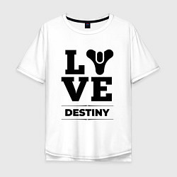 Мужская футболка оверсайз Destiny love classic