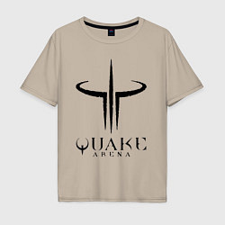 Мужская футболка оверсайз Quake III arena